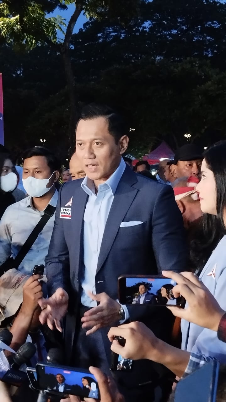 Ketum Demokrat AHY, Optimis Debat Ketiga Capres Malam Ini Dimenangkan Prabowo