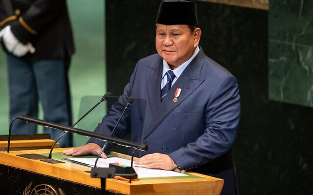Pidato Presiden Indonesia di PBB Disorot Media Israel