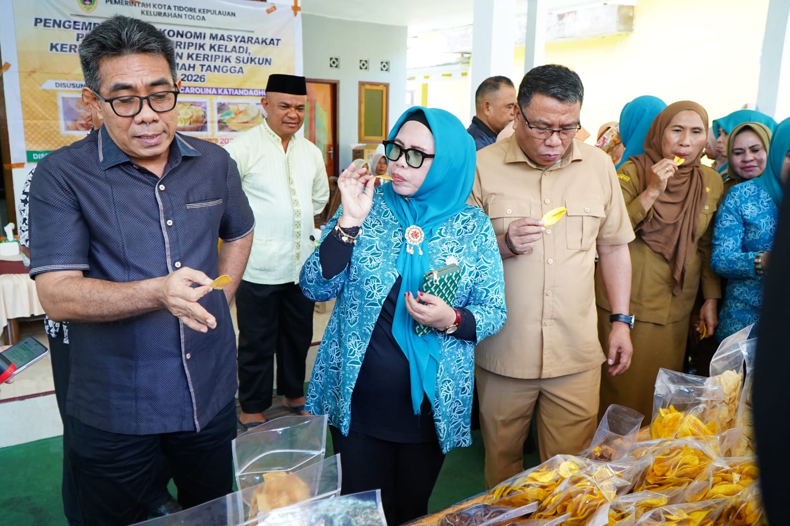 Wawali Tidore Apresiasi Pelatihan Keripik UMKM Toloa